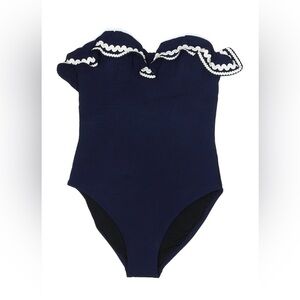 J Crew One Piece Navy Swimsuit